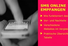 SMS online empfangen – Wie funktioniert das? SMS online empfangen