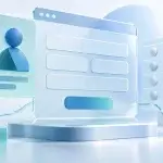 Synthetische Testdaten erstellen: Formulare gezielt und sicher prüfen Illustration synthetischer Profilkarten und einer Formularoberfläche.
